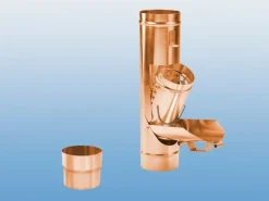 Laubsammler Kupfer mit Korb DN 76 - 120 inkl. Adapter