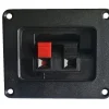 Lautsprecherterminal eckig 80x65mm Terminal 2- polig TOP Preis !!!