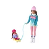 Leantoys Anlily Dolls Mutter-Tochter-Schlittenset