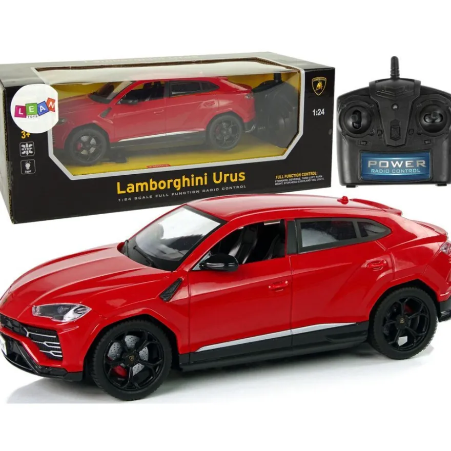Lean Toys Auto R/C 1:24 Lamborghini Urus Rot 2.4 G Lichter