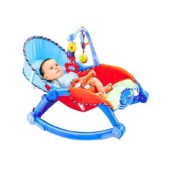 LeanToys Babywippe mit Spielbogen und Tierfiguren für Babys