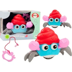 LeanToys Interaktiver bunter Laufkrabbe zum Aufziehen für Kinder