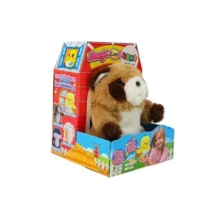 Lean Toys Interaktiver sprechender Waschbär, der Wörter wiederholt