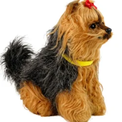 Lean Toys Interaktiver Yorkshire Terrier Hund Plüsch Hund Bellen Bewegt Schwanz