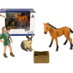 Lean Toys Leichtes Pferd Figurenset Tiere