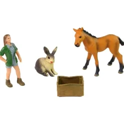 Lean Toys Leichtes Pferd Figurenset Tiere