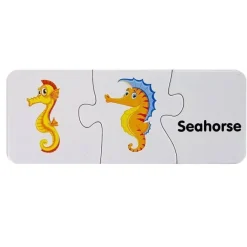 Lean Toys Lernpuzzle Die Welt der Ozeane Puzzle 10 Verbindungen