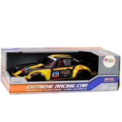 Leantoys RC Ferngesteuertes Auto 1:16 Gummiräder Drift Gelb