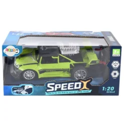 Lean Toys Rc Ferngesteuertes Auto 1:20 Lichter Rauch-Effekt Grün
