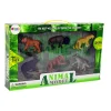 Lean Toys Set mit afrikanischen Waldtieren Figuren Bär Tiger