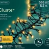 LED Clusterbeleuchtung Outdoor L.550cm 588L schwarz/klassisch warm