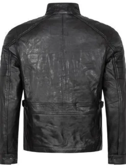 Lederjacke Herren Echt Leder Jacke Rock Creek Herren Bikerjacke H-382 S-3XL NEU