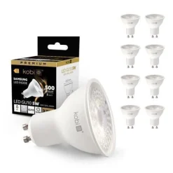 LED Glühbirne GU10 Premium 5W 4000K Neutralweiß 500lm 8-pak