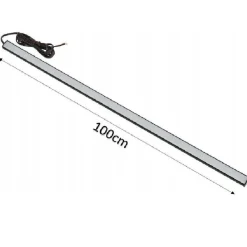LED Laderaumbeleuchtung Innenbeleuchtung Kofferraum weiß 100 cm Licht milchig 10036