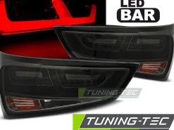 LED Lightbar Design Rückleuchten für Audi A1 (8X1/8XA) 10-14 schwarz/rauch