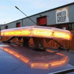LED Rundumlicht Warnleuchte Balken 48 x 2W 15 Blitzmodi 12V Blitzlampe Lightbar