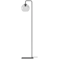 Ledvance Stehleuchte 1906 Vintage Globe Floor E27 Stehlampe schwarz Glas max 40W