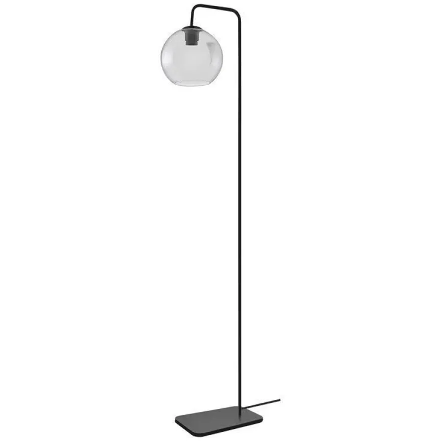Ledvance Stehleuchte 1906 Vintage Globe Floor E27 Stehlampe schwarz Glas max 40W