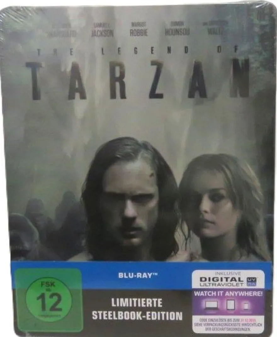 Legend of Tarzan - Steelbook - Blu ray - Originalverpackung