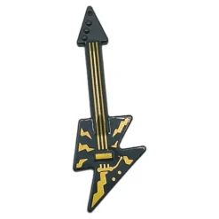 LEGO® E-Gitarre Schwarz - Instrument Zubehör für Minifigur Rock Band Musik MOC