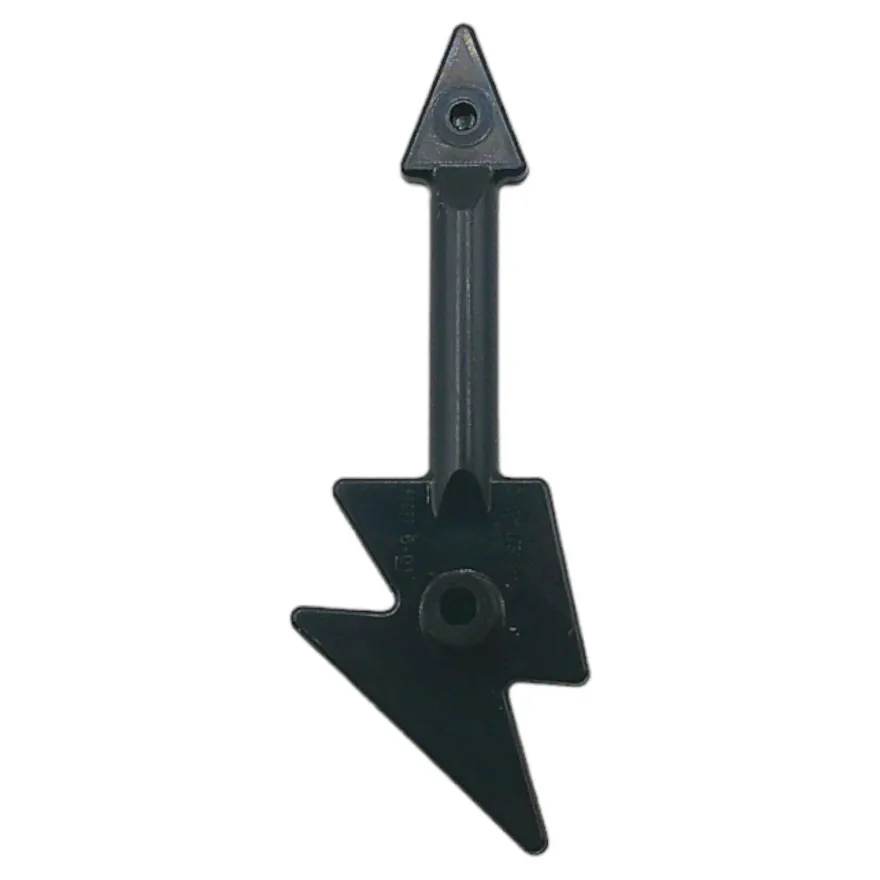 LEGO® E-Gitarre Schwarz - Instrument Zubehör für Minifigur Rock Band Musik MOC