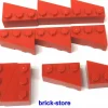 LEGO® 10 STÜCK / rote 2x3 Dachstein / Keilsteine links