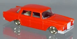 LEGO System 1:87 Modellauto Mercedes Benz 220S Limousine rot 50er/60er Jahre