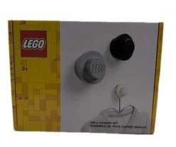 LEGO Wandhaken 4016 3er Set schwarz grau weiß