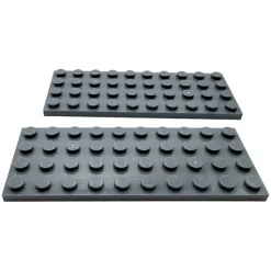 LEGO® 2x Platte 4x10 Dark Stone Grey 3030 / 4211122 Grundplatte Plate dunkelgrau