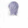 LeMarnia Anime Cosplay Perücke Hellviolett Herren Kurz, Hitzebeständig, für
