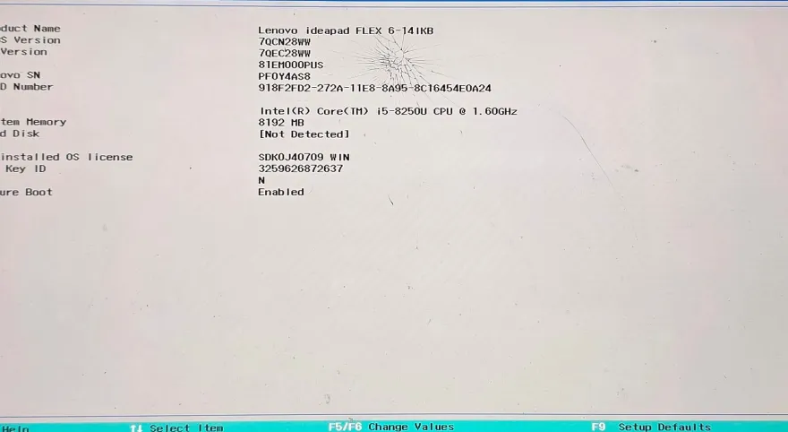 Lenovo IdeaPad Flex 6-14IKB Motherboard Mainboard Intel Core i5-8250U 5B20R08537