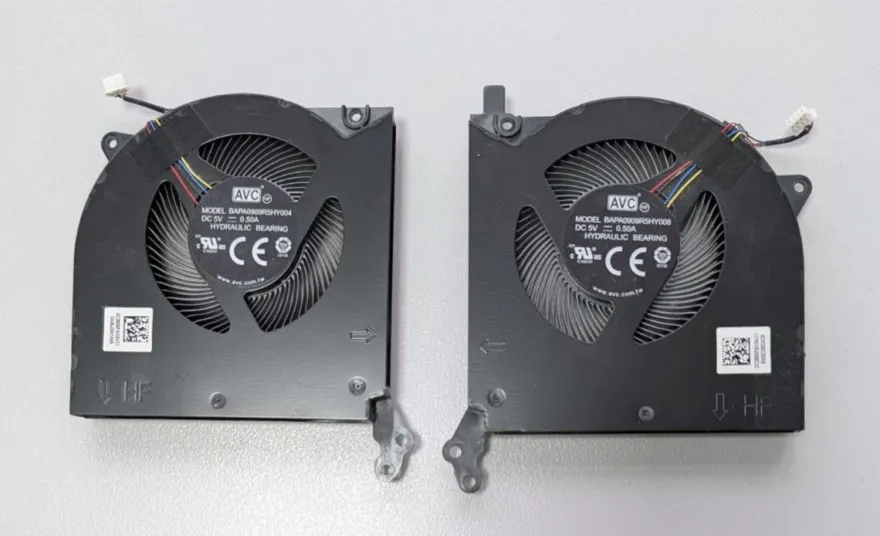 Lenovo Legion 5 15IMH05H Original Cooling Fan / Lüfter Set DC28000FBV1AVC1