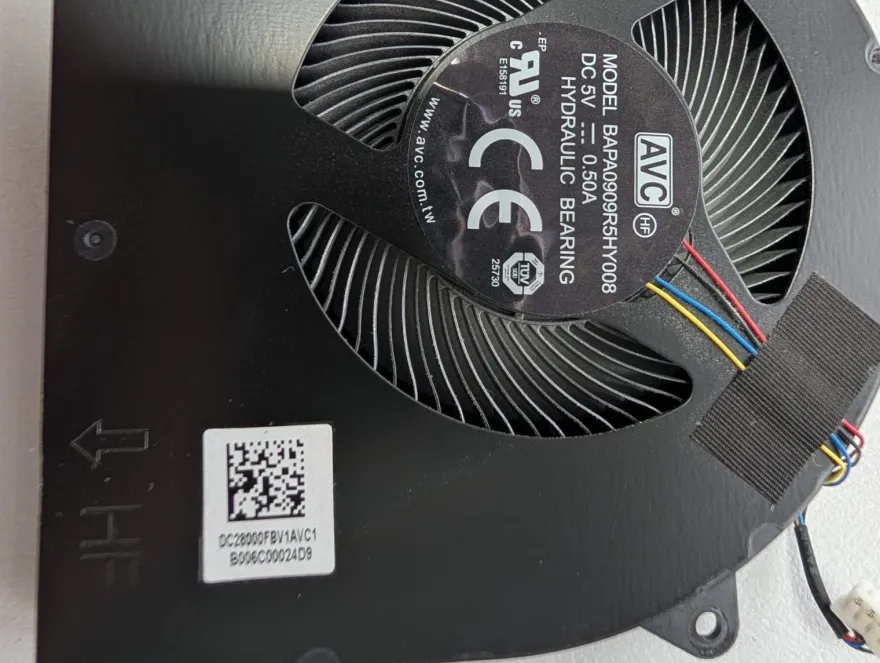 Lenovo Legion 5 15IMH05H Original Cooling Fan / Lüfter Set DC28000FBV1AVC1