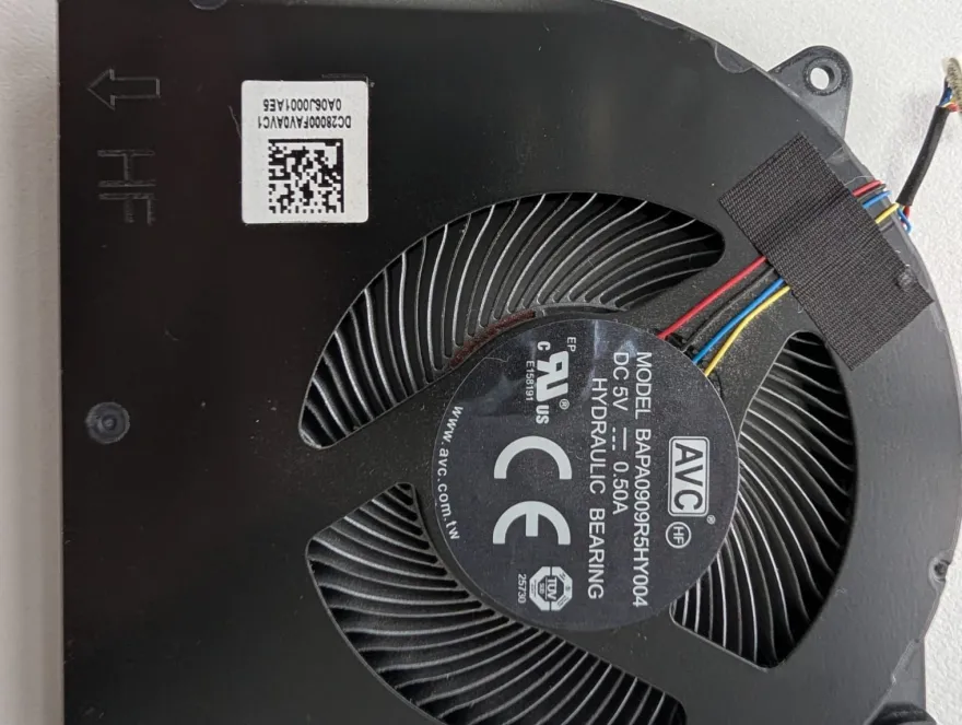 Lenovo Legion 5 15IMH05H Original Cooling Fan / Lüfter Set DC28000FBV1AVC1