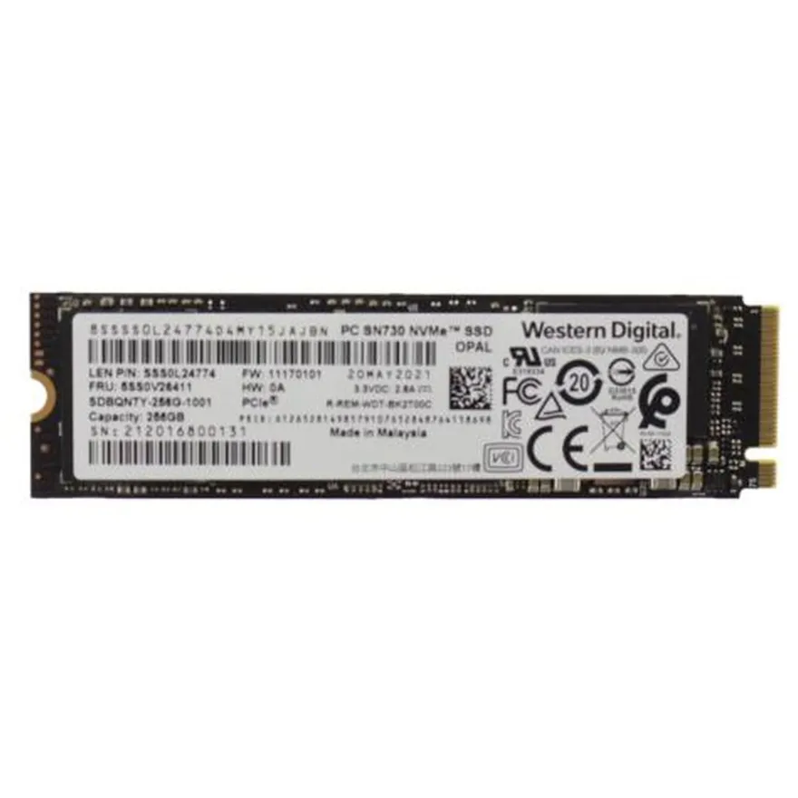 Lenovo Toshiba - SSD - verschlüsselt - 256 GB - intern