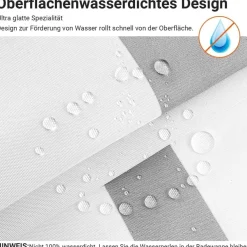 Lerores Duschvorhang Block Antischimmel Textil 200x160cm 12 Ösen Badezimmer