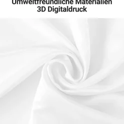 Lerores Duschvorhang 120x180cm Reinweiß - Wasserabweisend, Antischimmel