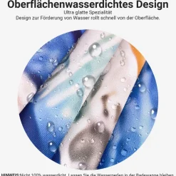 Lerores Duschvorhang 180x200cm Schildkröte Seesterne - Wasserabweisend