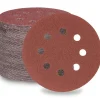LESNIC 100er Klett-Schleifscheiben 125mm, 100 Körnung, 8 Loch
