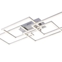 Leuchten Direkt 14791-55 Deckenleuchte Iven stahl 4-flammig dimmbar