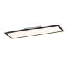 Leuchten Direkt 14741-18 FLAT LED Deckenleuchte schwarz 80x25cm 3000K