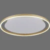 Leuchten Direkt 15392-60 RITUS LED Deckenleuchte Messing Matt rund 60cm