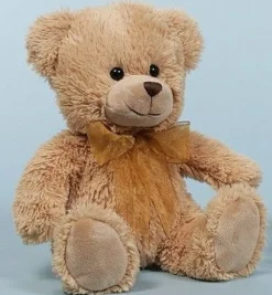 LEVUVU Sitzbär Teddybär honiggelb 24 cm