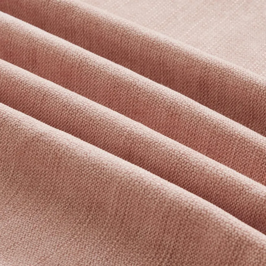 L-förmiges 2-Sitzer Sofa, Chenille Stoff, Rosa, 190 cm, Mittelalter Stil mit