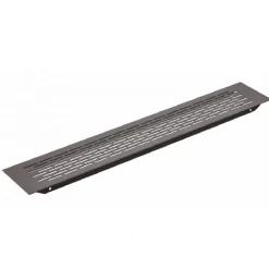 Lüftungsgitter Aluminiumgitter Stegblech vers. Farben 80x480mm Lüftungsblech