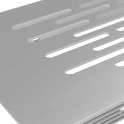 Lüftungsgitter Aluminiumgitter Stegblech vers. Farben 80x480mm Lüftungsblech