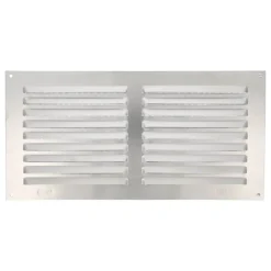 Lüftungsgitter Aluminium Silber Abluftgitter Insektenschutz Gitter