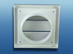 Lüftungsgitter MVJ mit Flansch mit beweglichen Lamellen