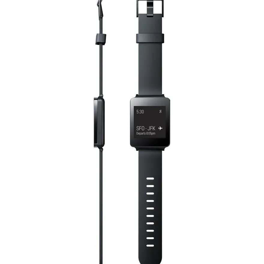 LG G Watch W100 Smartwatch Black Titan Android Wear Neu in OVP versiegelt