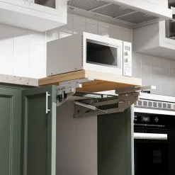 Lift, ausziehbares Einbau-Küchenregal 5-20kg 820x168x106mm MC-497 Maclean